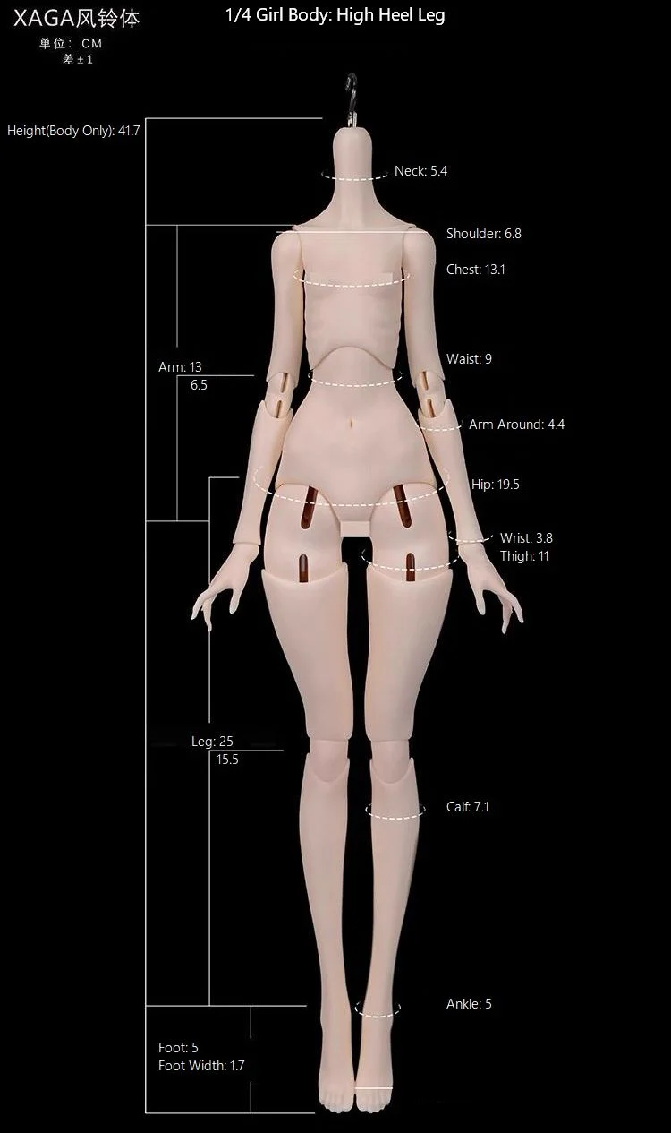 1/4 Girl Body (wind body) | Preorder | PARTS - Image 9