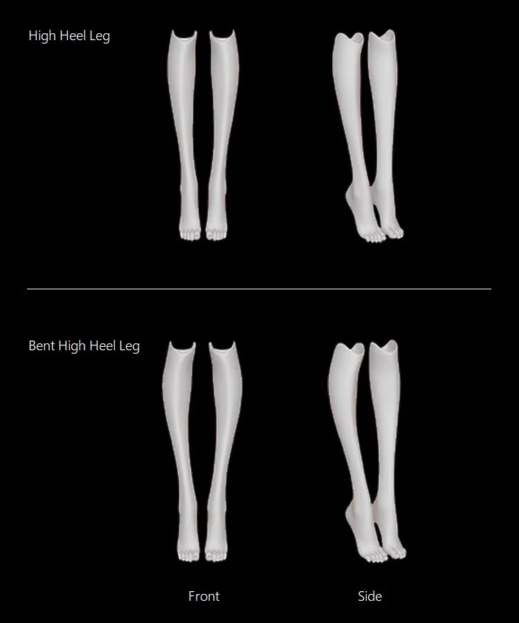 1/4 Girl High Heel Leg Parts (fits European style)  | Preorder | PARTS - Image 3