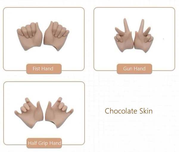 1/4 Hand Parts 3Pair Set (for Mimi)-Chocolate Skin [Limited quantity] | PREORDER | PARTS - Image 4