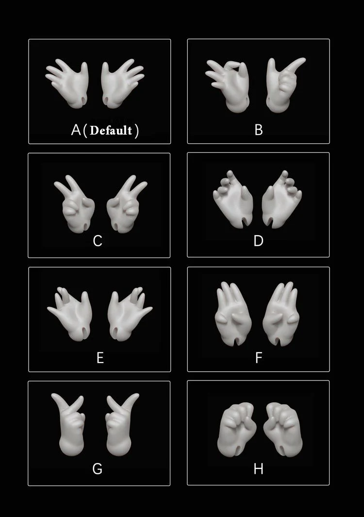 1/6 Hand Parts (fits X-F-28) | Preorder | PARTS