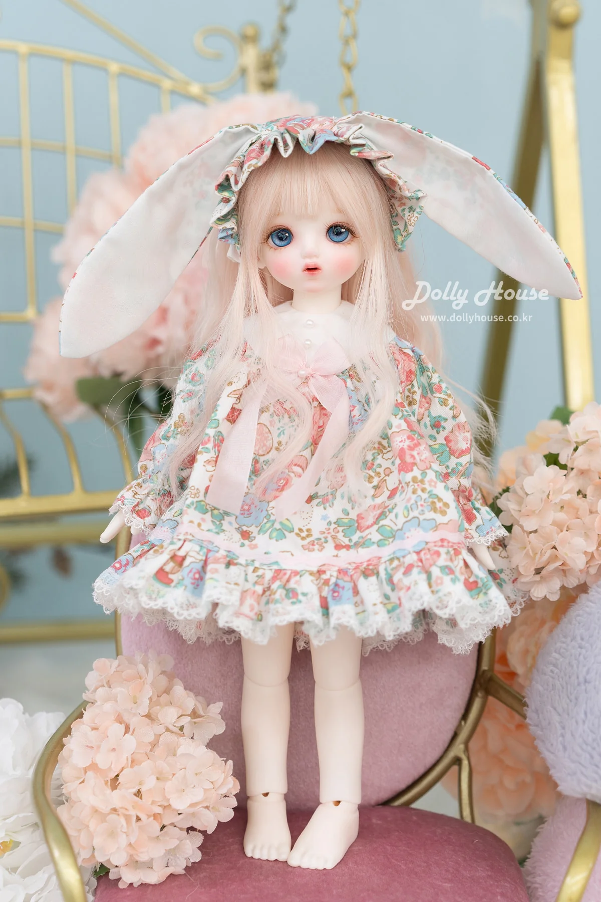 [26cm]Mokona Rabbit and Flowers | Preorder | OUTFIT - Image 2