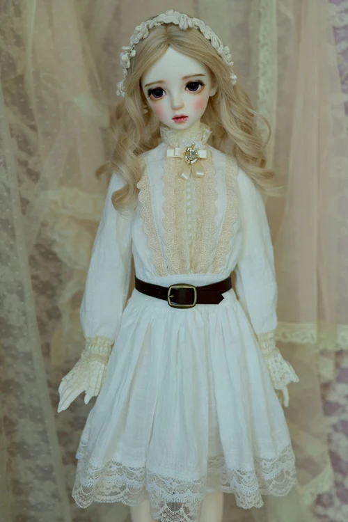 AK-329 Ivory Dress (Belt) | Preorder | OUTFIT