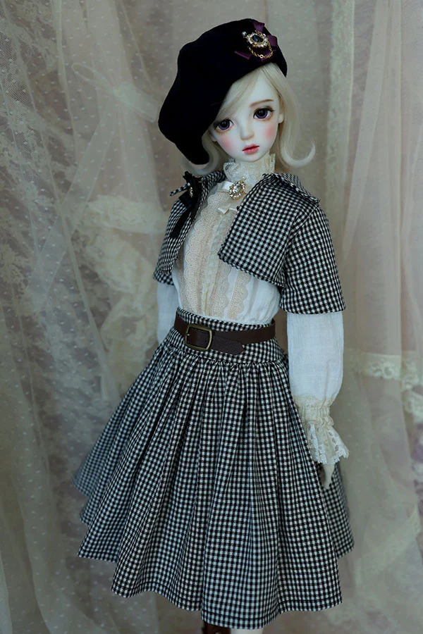 AK-329 Ivory Dress (Belt) | Preorder | OUTFIT - Image 2