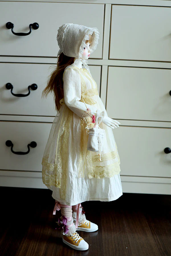 AK-333 Ivory dress, apron set | Preorder | OUTFIT - Image 10