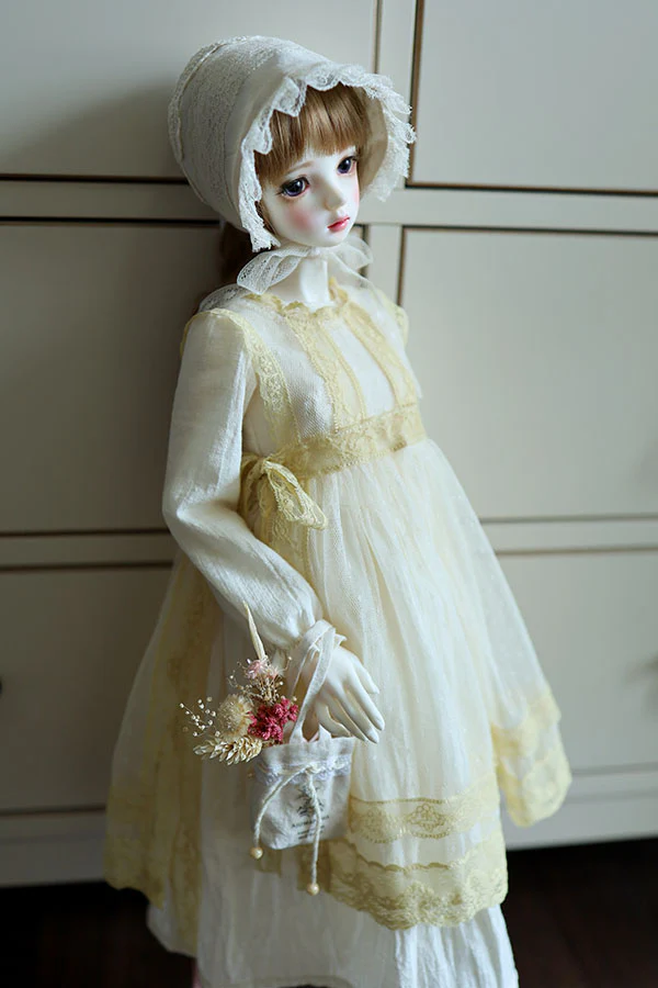 AK-333 Ivory dress, apron set | Preorder | OUTFIT - Image 12