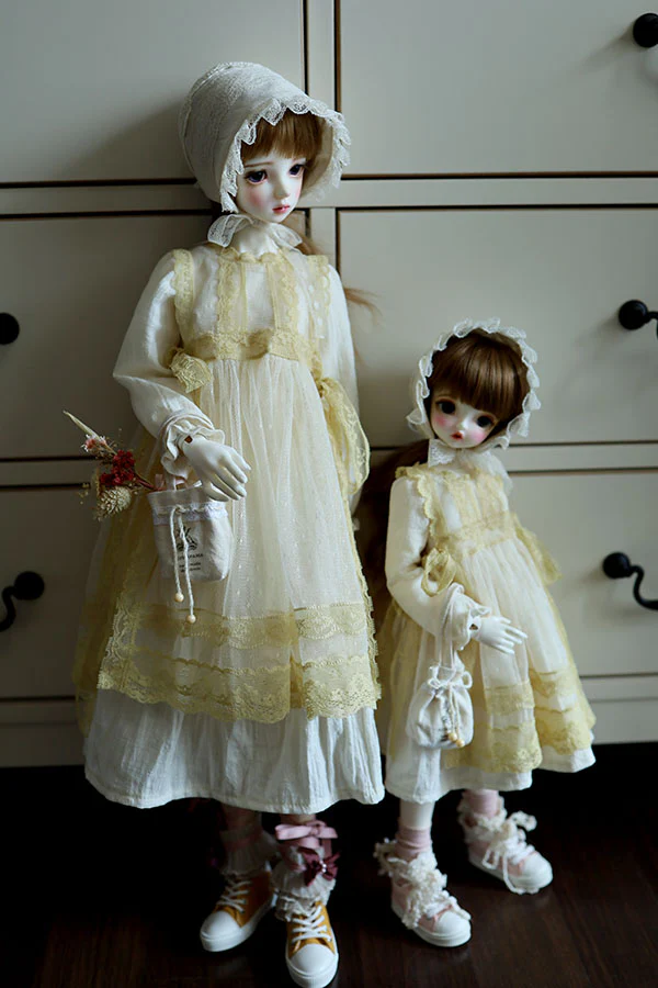 AK-333 Ivory dress, apron set | Preorder | OUTFIT - Image 14