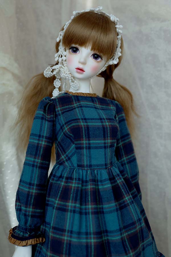 AK-335 Check dress, apron set | Preorder | OUTFIT - Image 5