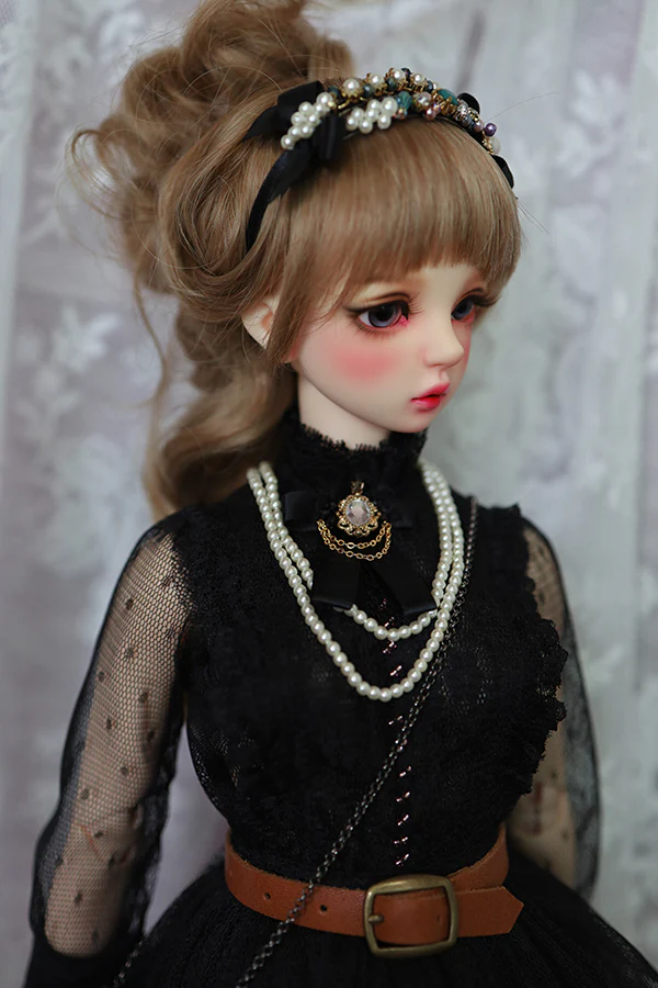 AK-340 Black mesh dress [Basic] | Preorder | OUTFIT - Image 9