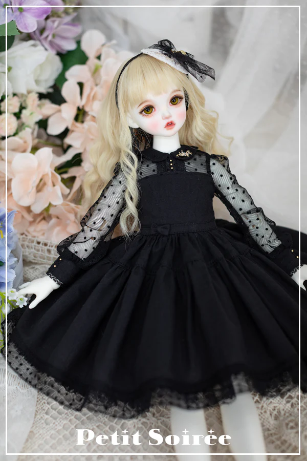 Begonia dress (MSD size): Black | Preorder | OUTFIT - Image 10