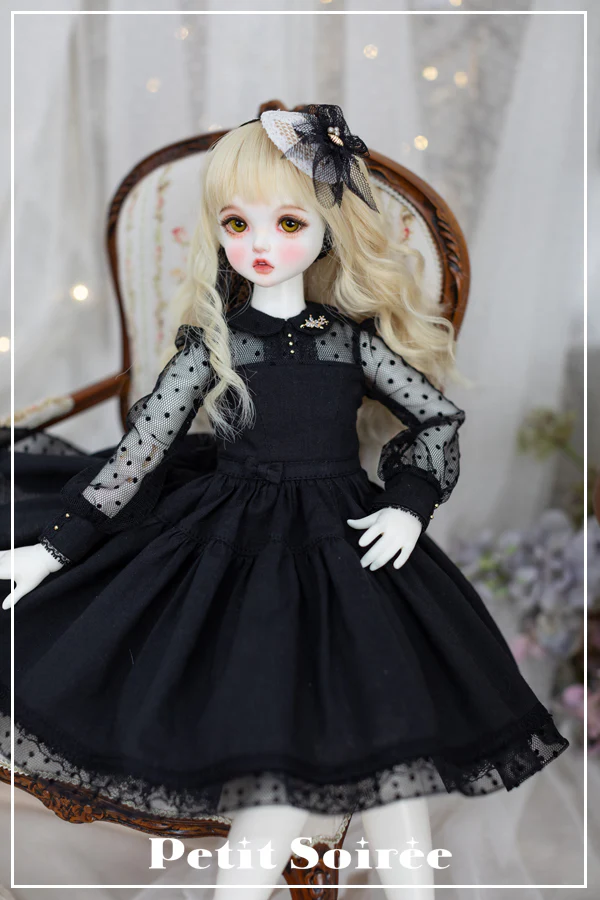 Begonia dress (MSD size): Black | Preorder | OUTFIT - Image 12