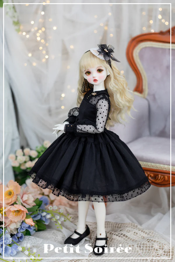Begonia dress (MSD size): Black | Preorder | OUTFIT - Image 2