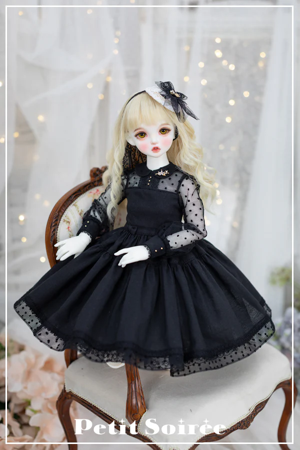 Begonia dress (MSD size): Black | Preorder | OUTFIT - Image 6