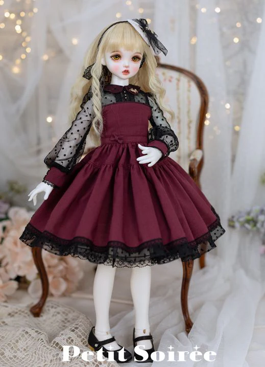 Begonia dress (MSD size): Wine | Preorder | OUTFIT