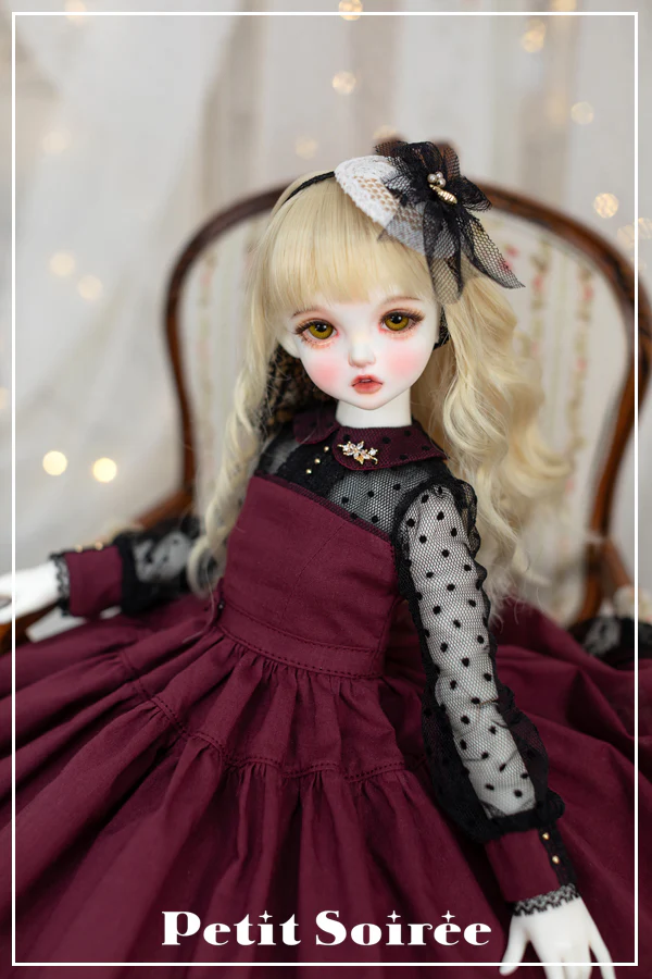 Begonia dress (MSD size): Wine | Preorder | OUTFIT - Image 4