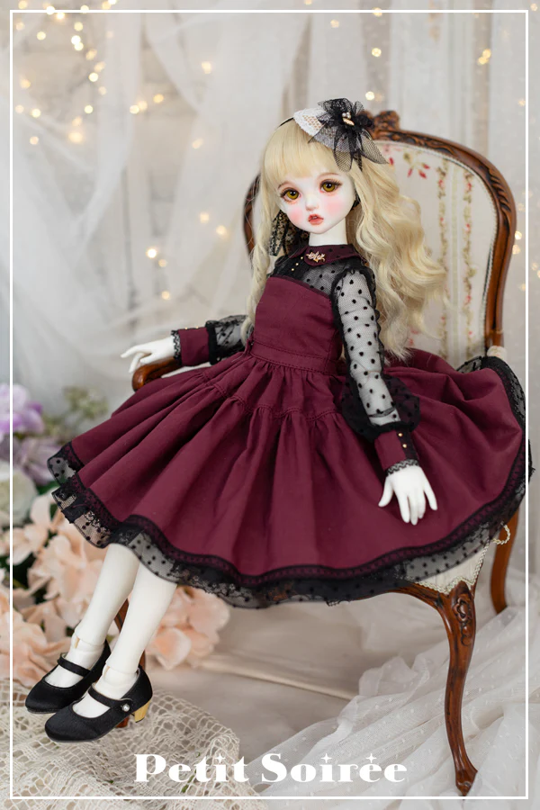 Begonia dress (MSD size): Wine | Preorder | OUTFIT - Image 5