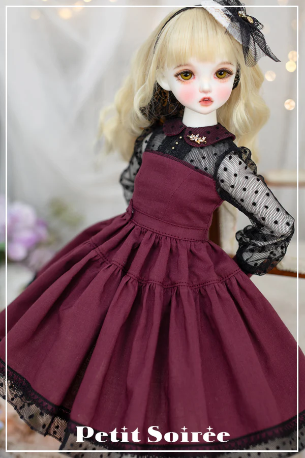 Begonia dress (MSD size): Wine | Preorder | OUTFIT - Image 9