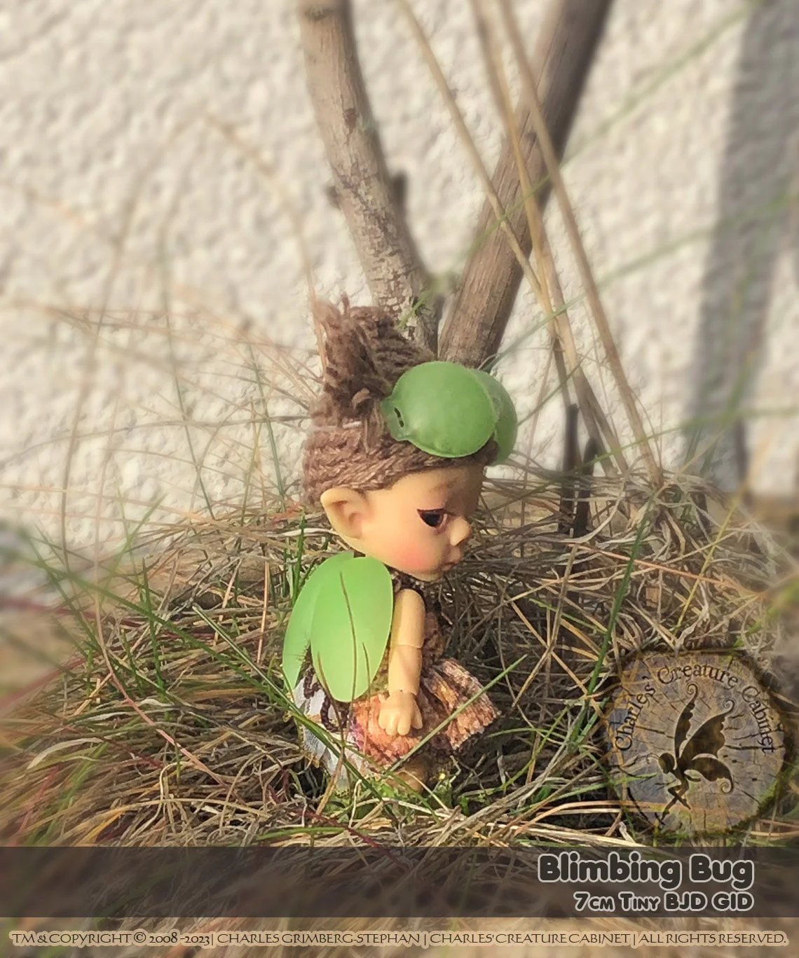 Blimbing Bug "Baby Firefly Faerie" ball-jointed doll 7cm Tiny BJD Averrhoa bilimbi [Limited Quantity] | Preorder | DOLL - Image 4