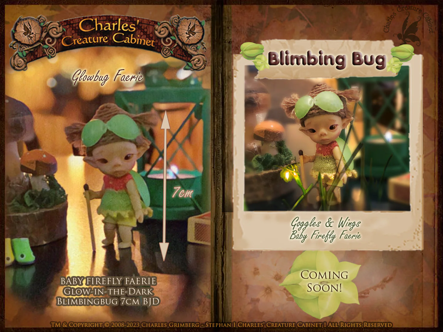 Blimbing Bug "Baby Firefly Faerie" ball-jointed doll 7cm Tiny BJD Averrhoa bilimbi [Limited Quantity] | Preorder | DOLL - Image 6