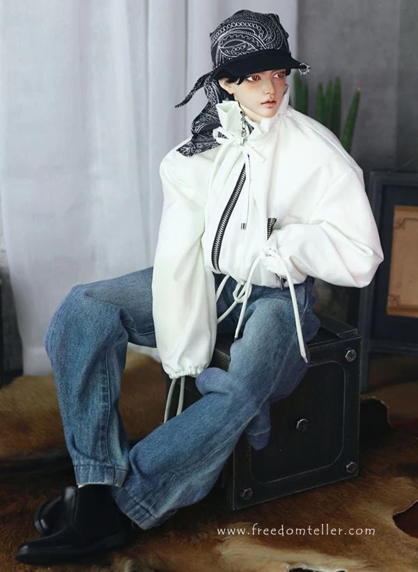 Bomber (Ruffle) Lemon White: 70cm [Limited quantity] | PREORDER | OUTFIT - Image 5