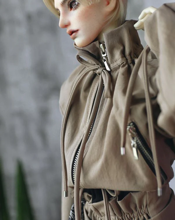 Bomber (Ruffle) Mocha Mousse: 75cm [Limited quantity] | PREORDER | OUTFIT - Image 3