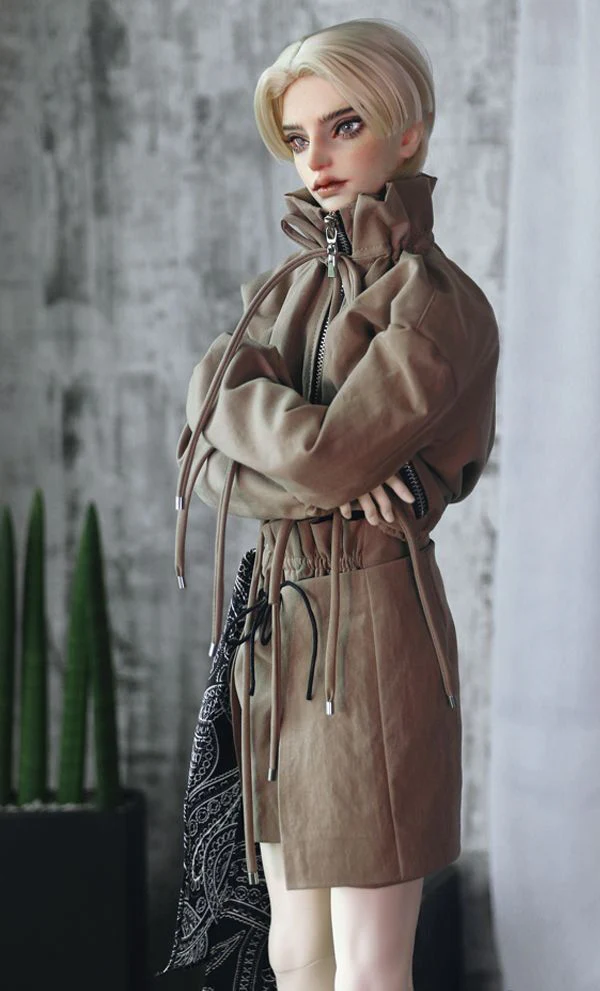 Bomber (Ruffle) Mocha Mousse: 75cm [Limited quantity] | PREORDER | OUTFIT - Image 7