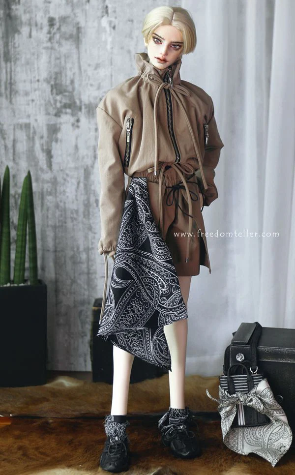 Bomber (Ruffle) Mocha Mousse: 75cm [Limited quantity] | PREORDER | OUTFIT - Image 8