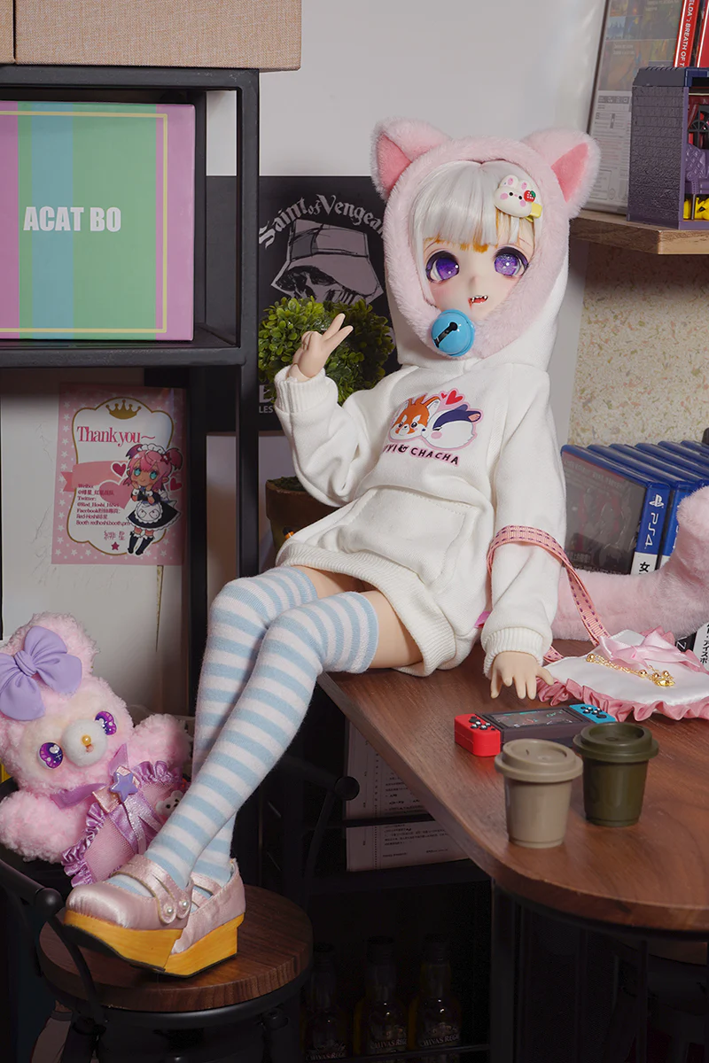 CANDY❤BOMB01 Cat White Set | [OUTFIT] - Image 2