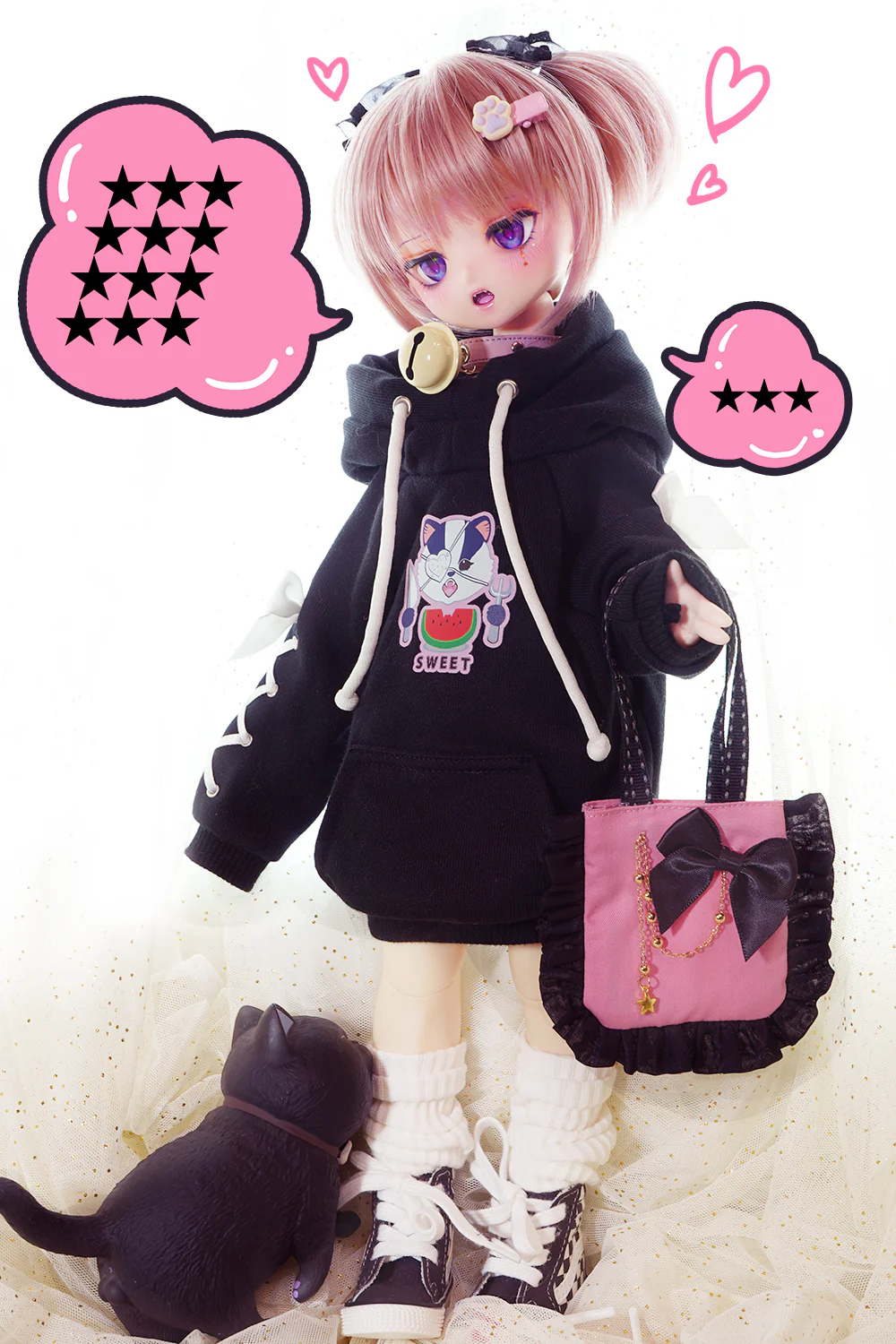 CANDY❤BOMB01 Mine powder (pink) set | [OUTFIT] - Image 4
