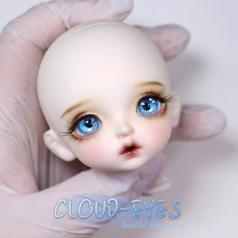 Cloud Eyes -Blue Black Pupil 18mm | Item in Stock | EYE - Image 7