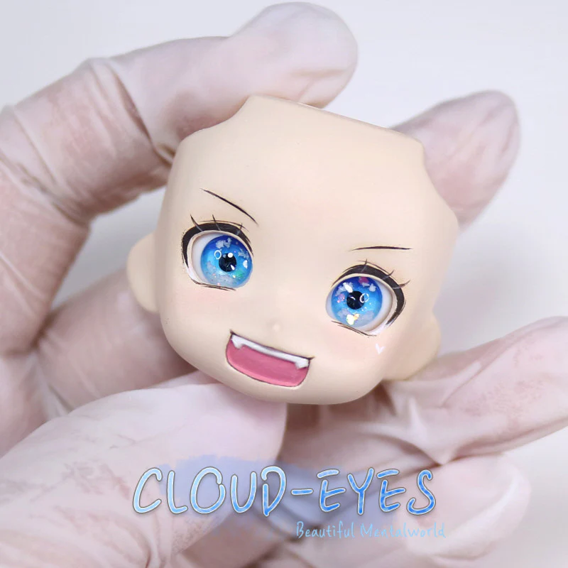 Cloud Eyes -Blue Black Pupil 18mm | Item in Stock | EYE - Image 8