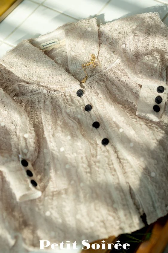 Duvet (Blouse for 70~75cm Boy): Cream [Limited Quantity] | Preorder | OUTFIT - Image 2