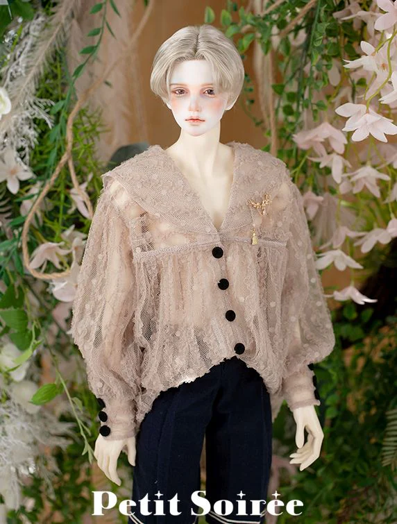 Duvet (Blouse for 70~75cm Boy): Deep Beige [Limited Quantity] | Preorder | OUTFIT - Image 2