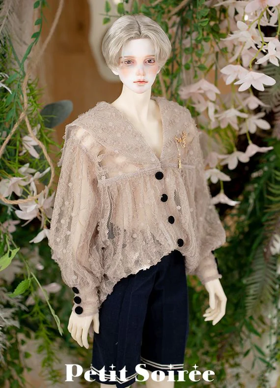 Duvet (Blouse for 70~75cm Boy): Deep Beige [Limited Quantity] | Preorder | OUTFIT - Image 3