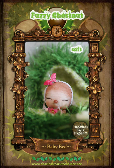 Fuzzy Chestnut ~Baby Bed~ "soft" by Fairy Fragilities | Preorder | ACCESSORY - Image 9