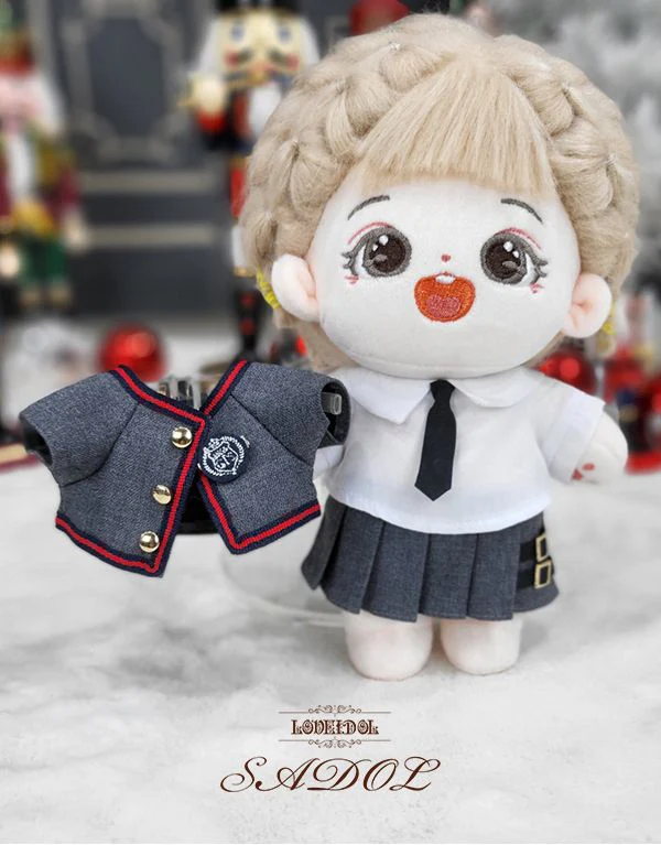 GTS Girl: Gray (for 20cm stuffed animal) | Preorder | OUTFIT - Image 5