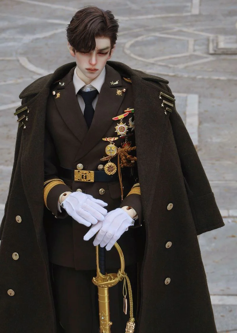 Honour Military Dress Brown & Gold Fullset: ID75 [Limited Time Offer] | PREORDER | OUTFIT - Image 3
