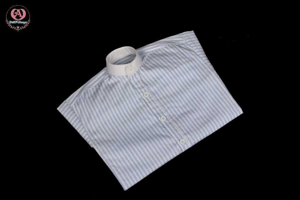 Light blue striped shirt［75］-Crew Neck | Preorder | OUTFIT - Image 8