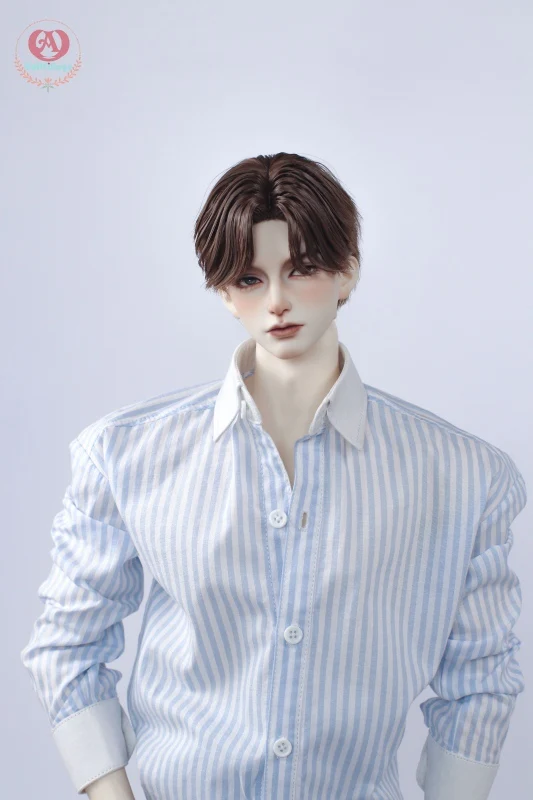 Light blue striped shirt［75］-Square Neck | Preorder | OUTFIT - Image 3