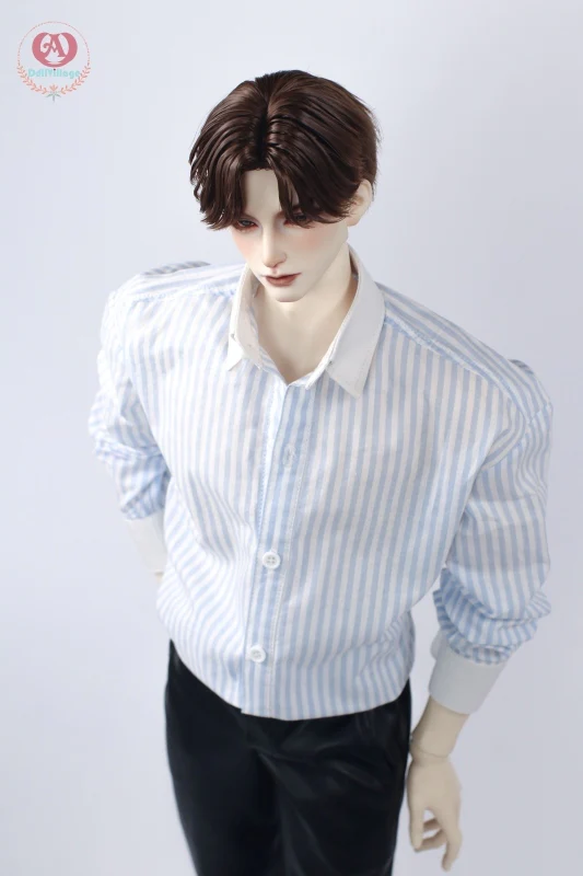 Light blue striped shirt［75］-Square Neck | Preorder | OUTFIT - Image 4