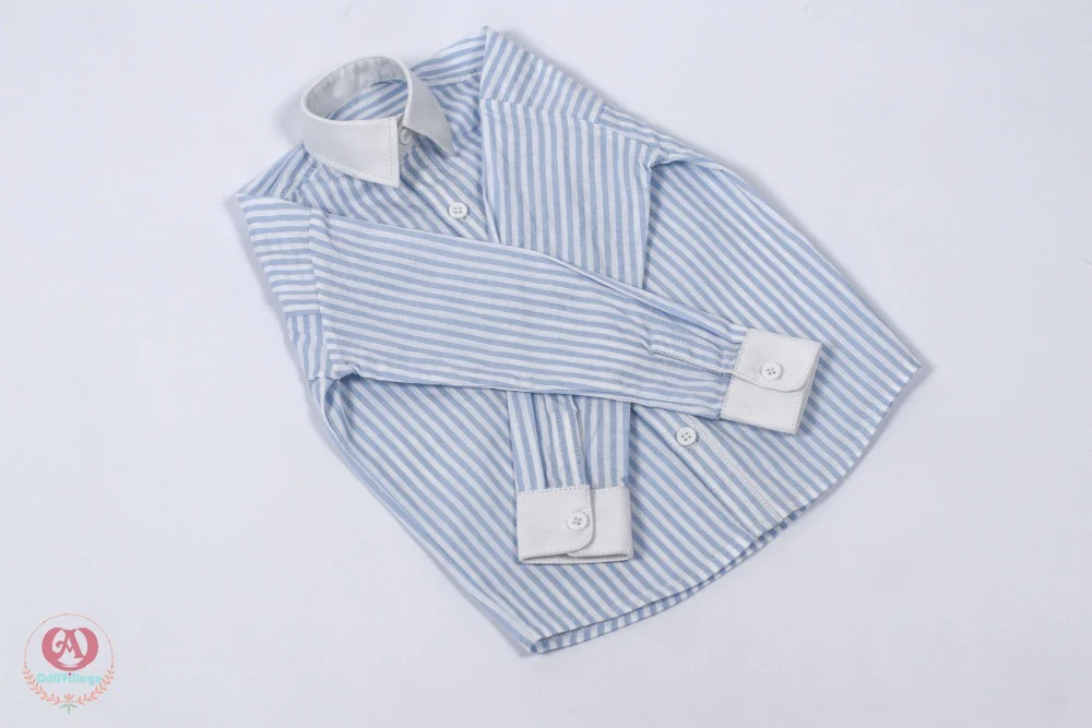 Light blue striped shirt［75］-Square Neck | Preorder | OUTFIT - Image 7