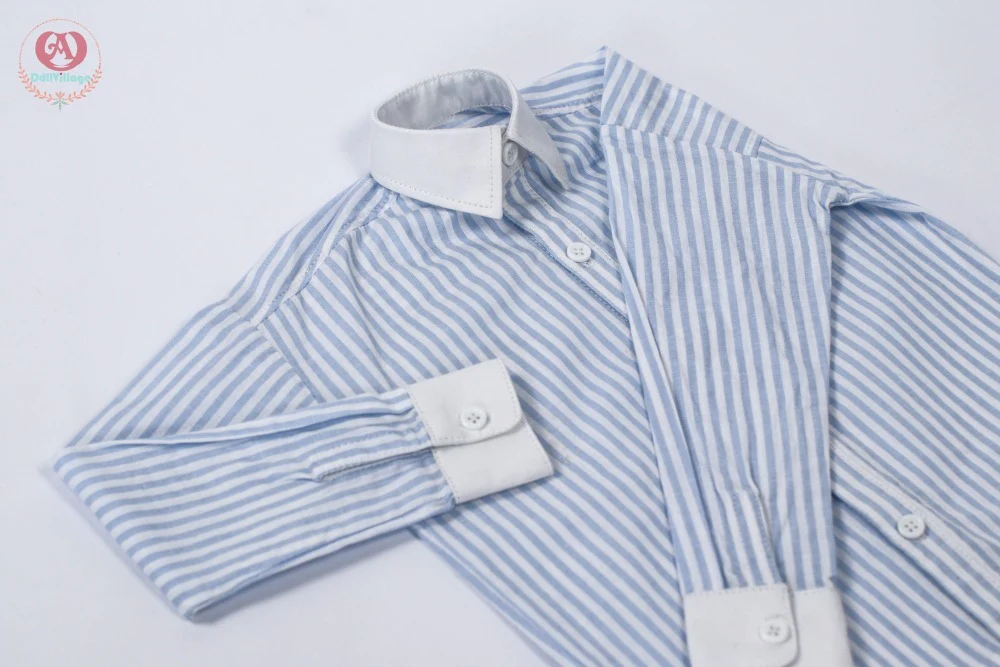Light blue striped shirt［75］-Square Neck | Preorder | OUTFIT - Image 8