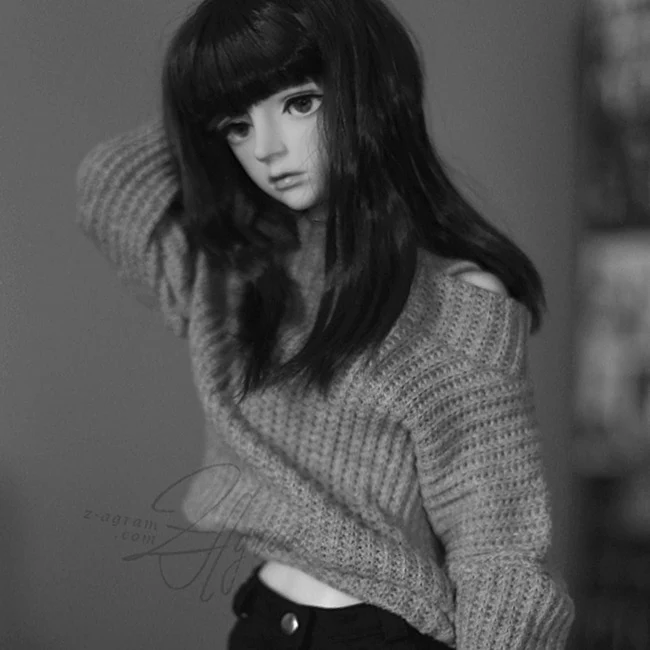[SD16G] Off-shoulder knit - Pink [Limited Quantity] | Preorder | Outfit - Image 3