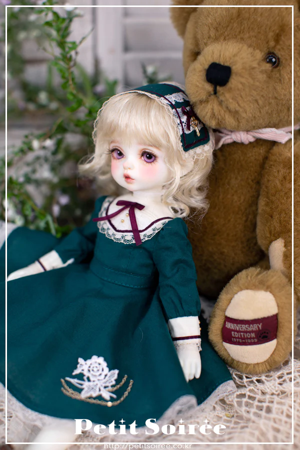 Margaret Dress (USD)-Green | Preorder | OUTFIT - Image 6
