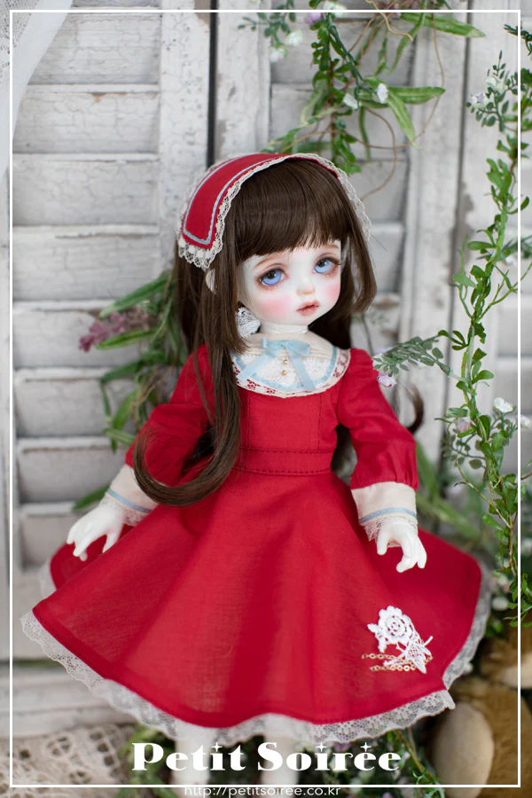 Margaret Dress (USD)-Red | Preorder | OUTFIT - Image 3