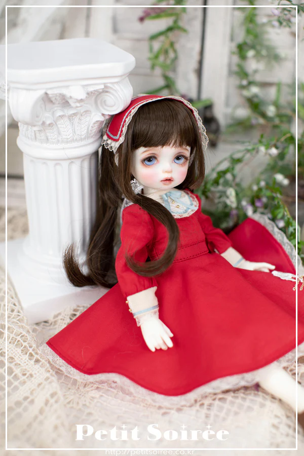 Margaret Dress (USD)-Red | Preorder | OUTFIT - Image 4