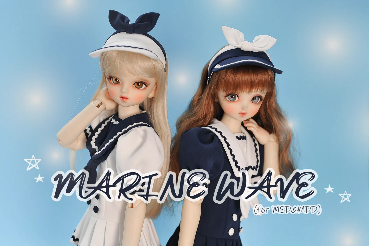 Marine Wave - MSD, MDD GIRL: Dark Navy/7~8inch | Preorder | OUTFIT - Image 7