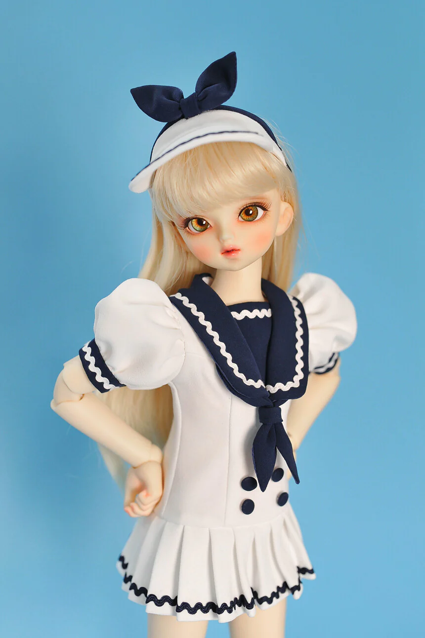 Marine Wave - MSD, MDD GIRL: White/7~8inch [Limited Quantity] | Preorder | OUTFIT - Image 3