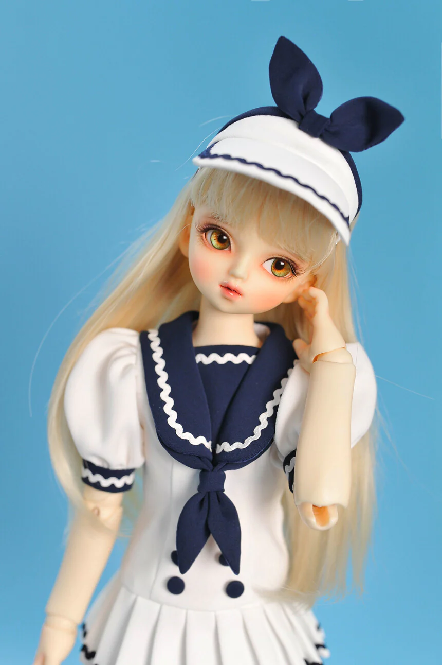 Marine Wave - MSD, MDD GIRL: White/7~8inch [Limited Quantity] | Preorder | OUTFIT - Image 5