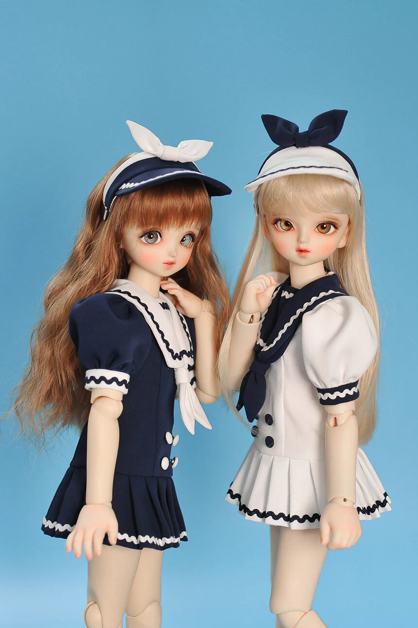 Marine Wave - MSD, MDD GIRL: White/7~8inch [Limited Quantity] | Preorder | OUTFIT - Image 9