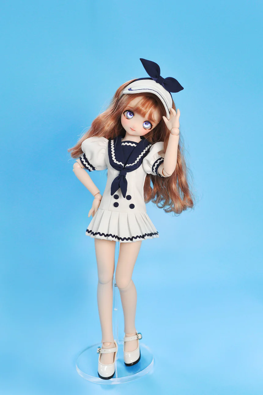 Marine Wave - MSD, MDD GIRL: White/8~9inch [Limited Quantity] | Preorder | OUTFIT - Image 6